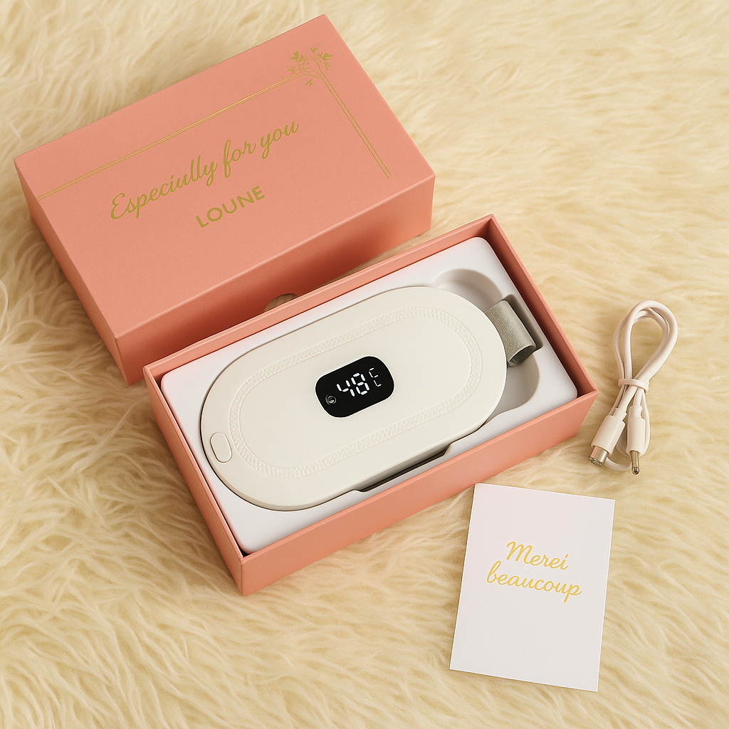 LOÜNE - Ceinture menstruelle chauffante & massante