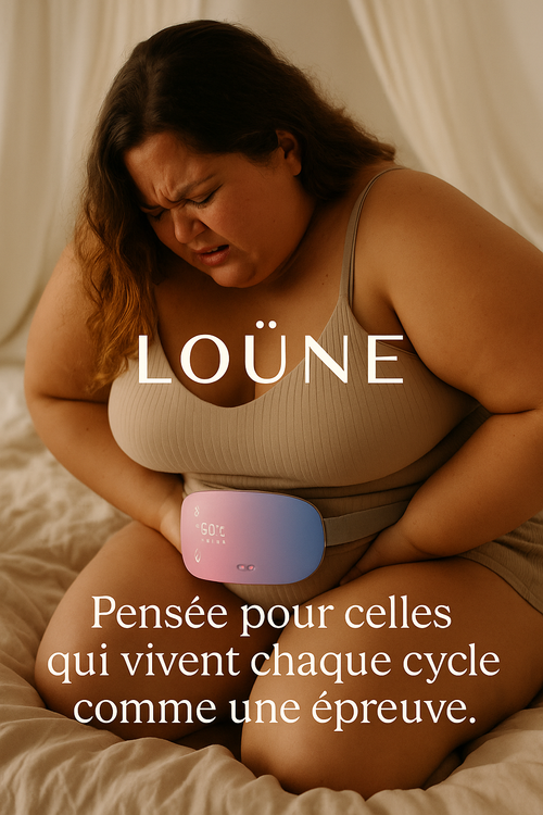 LOÜNE - Ceinture menstruelle chauffante & massante