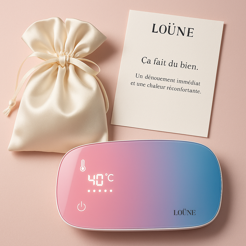 LOÜNE - Ceinture menstruelle chauffante & massante